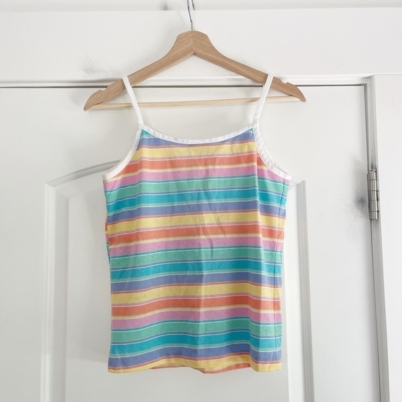 Vintage Avon Fashions Rainbow Striped Camisole - S - Picture 4 of 6